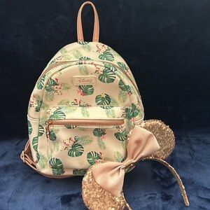 Loungefly Disney’s Moana Pua and Hei Hei Mini Packback